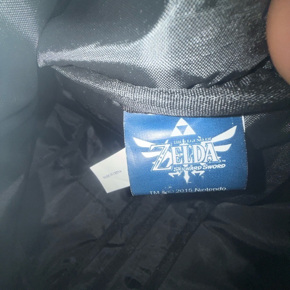 The Legend Of Zelda The Skyward Sword Blue and Gray Shield Backpack for Kids - Picture 7 of 8